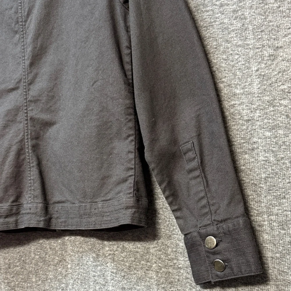 Chic Grey Zip Utility Jacket - Picture 10 of 11